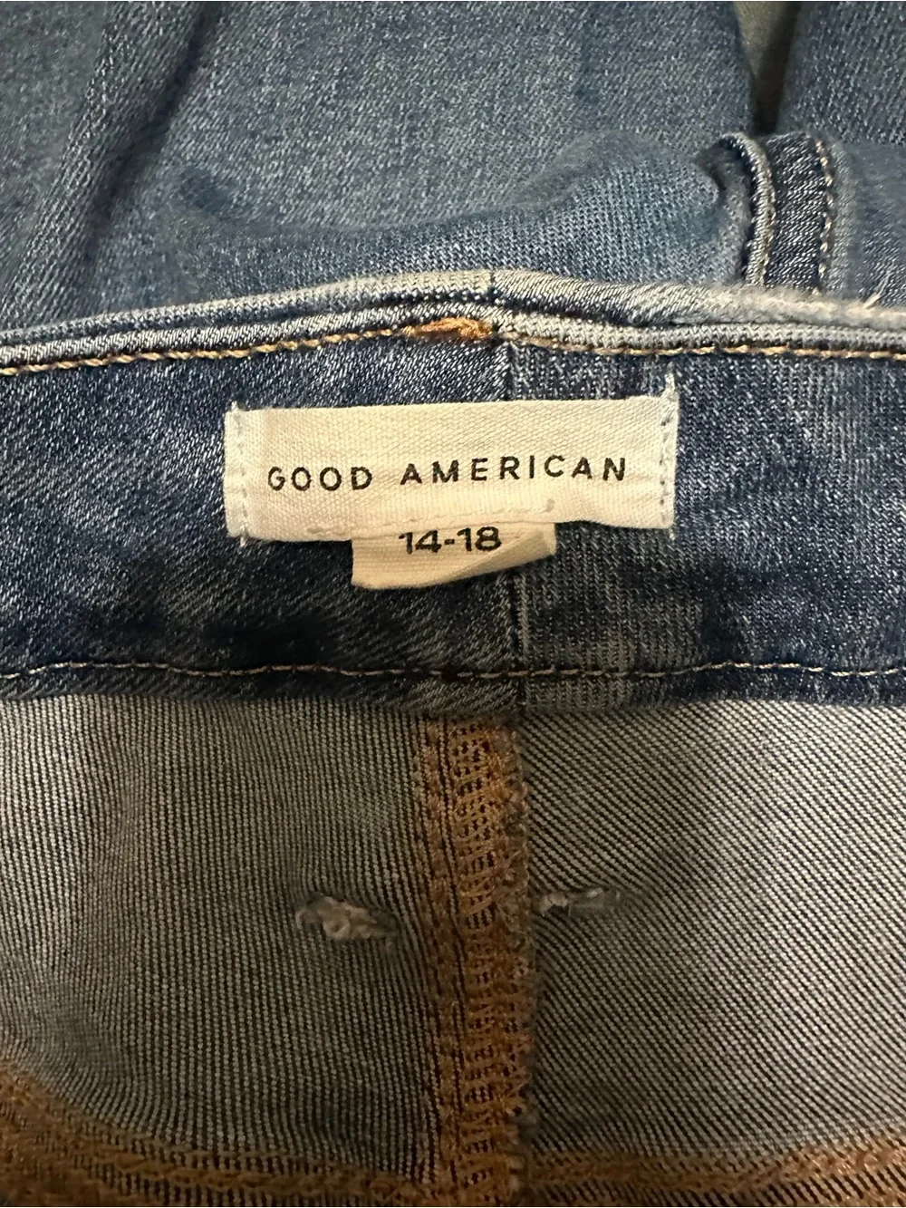 Good American Always Fits Good Legs Straight Jeans (14-18)
